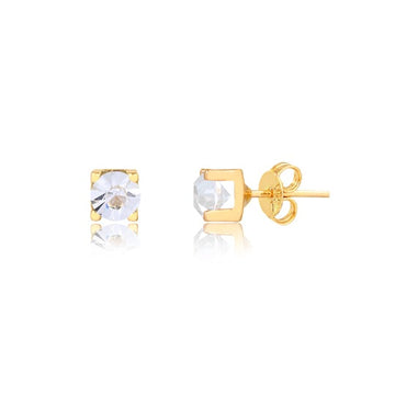 18K Gold Layered Oro Laminado Earring